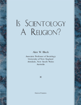 Is Scientology a Religion?