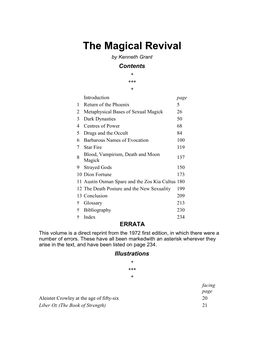 The Magical Revival