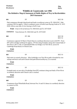 Broxbourne Cheshunt Map Ref(S)