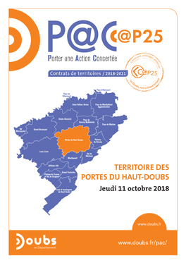 Contrat P@C TERRITOIRE DES PORTES DU HAUT-DOUBS