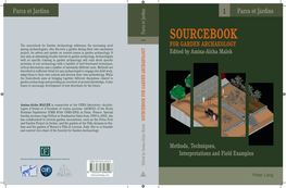 Sourcebookforgardenarchaeologyaddressestheincreasingneed Hopes Toencouragedevelopmentofnewdirectionsforthefuture