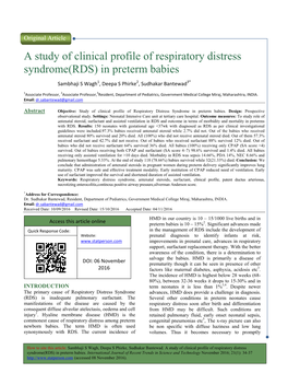 In Preterm Babies