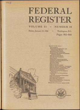 Federal Register Volume 31 Number 14