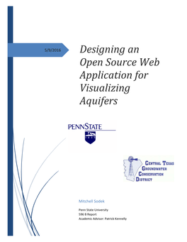 Designing an Open Source Web Application for Visualizing Aquifers