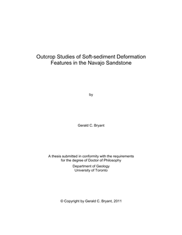 Architecture, Palynology, and Geochemistry of Selected Interdune Carbonates in the Navajo Sandstone of the Glen Canyon Region