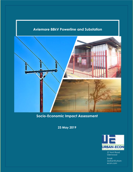 Socio-Economic Impact Assessment of the Aviemore- Hattingspruit 88Kv