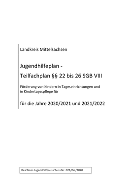 Jugendhilfeplan