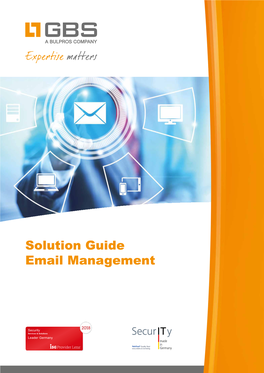 Solution Guide Email Management GROUP Business Software
