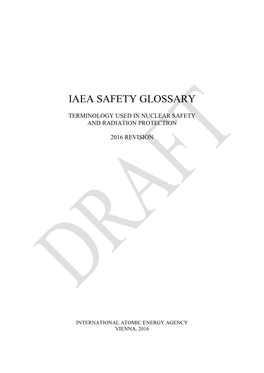 Iaea-Safety-Glossary-Draft-2016