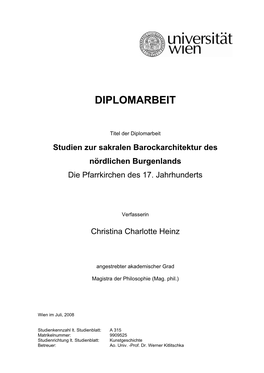 Diplomarbeit