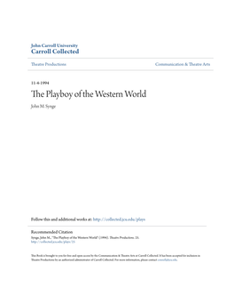 The Playboy of the Western World