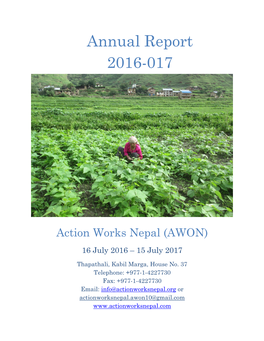 Annual Report 2016-017