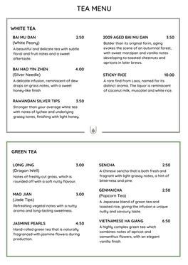 Tea Menu Nov 2020