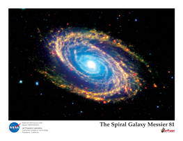 The Spiral Galaxy Messier 81 the Spiral Galaxy Messier 81