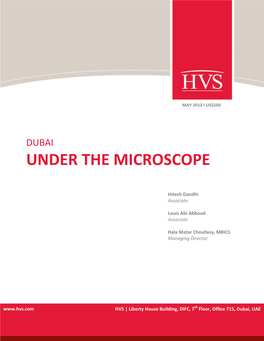 Dubai Under the Microscope