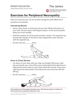 Exercises for Peripheral Neuropathy