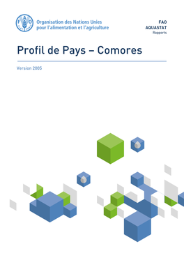 Profil De Pays – Comores