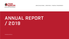 2019 Annual Report Report Guide