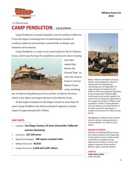 Camp Pendleton : California