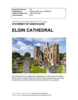 Elgin Cathedral