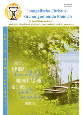 Kirchengemeinde Kleinicht 2013