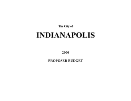 2000 Proposed Budget