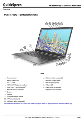 HP Zbook Firefly 15 G7 Mobile Workstation Overview