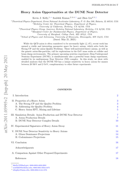 Arxiv:2011.05995V2 [Hep-Ph] 20 May 2021 A