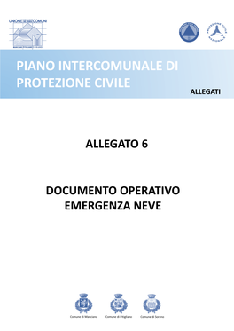 Piano Intercomunale Di Protezione Civile Allegati