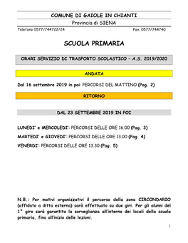 Scuola Primaria