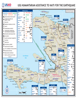 USAID/OFDA Haiti Earthquake Program Map 3/26/2010