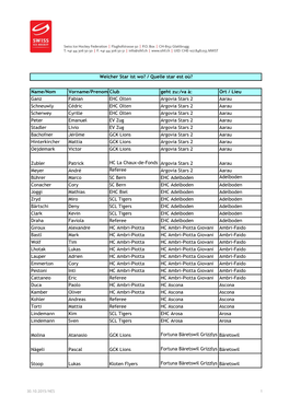 Ort / Lieu Ganz Fabian EHC Olten Argovia Stars 2 Aarau Schneuwly