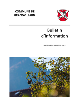 Bulletin Numéro 81