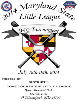 2014 Maryland 9-10 State Tournament