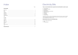 Electricity Bills Index
