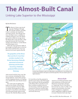 The Almost-Built Canal: Linking Lake Superior to the Mississippi