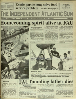 Homecoming Spirit Alive at FAU Earlier Thai Sameday,Uudent 