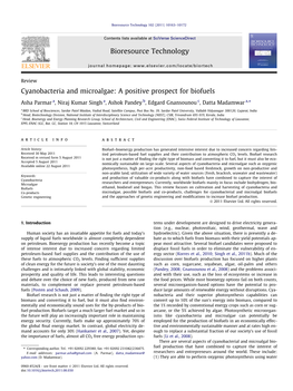 Cyanobacteria and Microalgae: a Positive Prospect for Biofuels