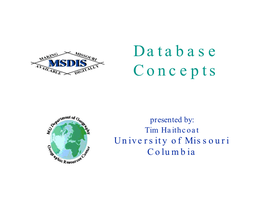 Database Concepts