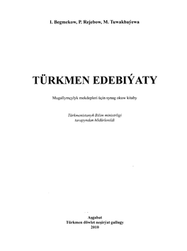 Turkmen Edebiyaty