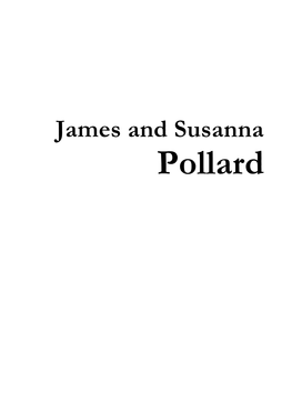 James and Susanna Pollard