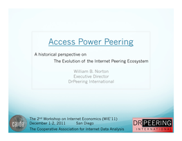 Access Power Peering