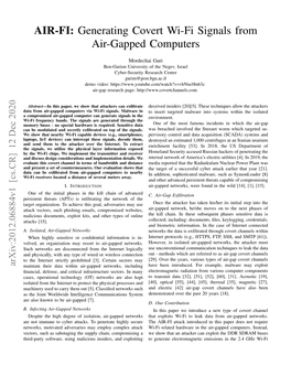 AIR-FI: Generating Covert Wi-Fi Signals from Air-Gapped Computers