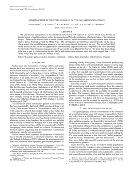 Substructure in the Stellar Halos of the Aquarius Simulations