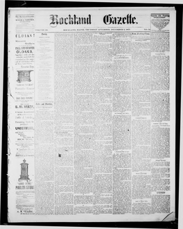 Rockland Gazette : December 2, 1875