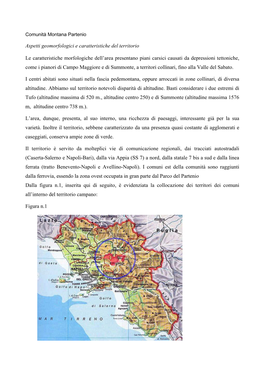 Aspetti Geomorfologici E Caratteristiche Del Territorio Le