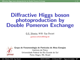 Diffractive Higgs Boson Photoproduction by Double