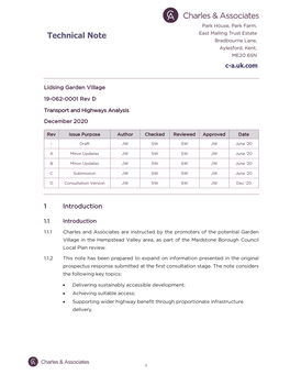 Transport Review