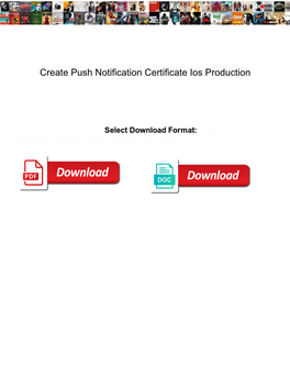 Create Push Notification Certificate Ios Production