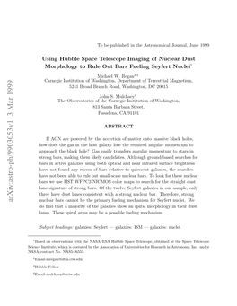 Using Hubble Space Telescope Imaging of Nuclear Dust